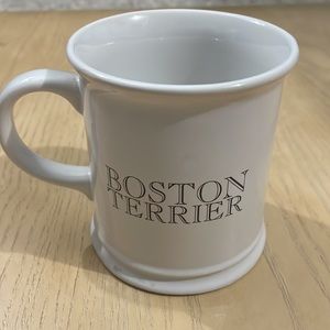 Boston Terrier cup 4" long